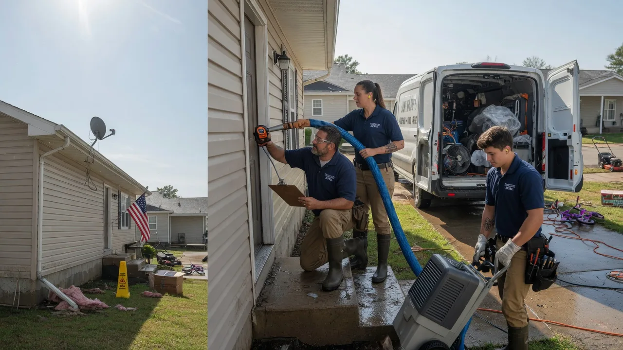 Ceiling Water Damage Restoration in Middleton, MI near me